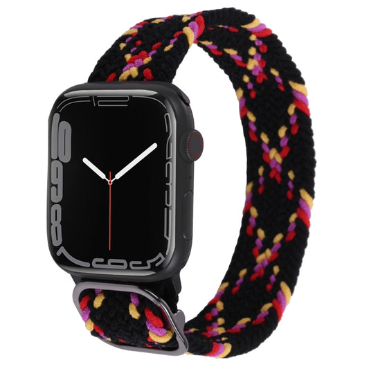 Nylon Braid Strap Watch Band For Apple Watch Ultra 49mm&Watch Ultra 2 49mm / Series 9&8&7 45mm / SE 3&SE 2&6&SE&5&4 44mm / 3&2&1 42mm(29) - Watch Bands by buy2fix | Online Shopping UK | buy2fix