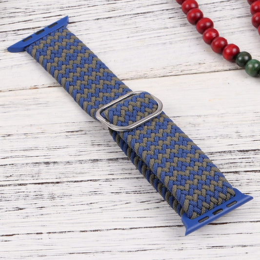 Nylon Braid Strap Watch Band For Apple Watch Ultra 49mm&Watch Ultra 2 49mm / Series 9&8&7 45mm / SE 3&SE 2&6&SE&5&4 44mm / 3&2&1 42mm(48) by buy2fix