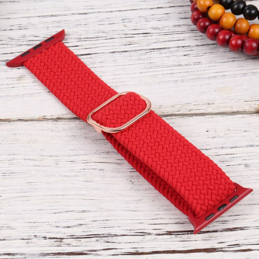 Nylon Braid Strap Watch Band For Apple Watch Ultra 49mm&Watch Ultra 2 49mm / Series 9&8&7 45mm / SE 3&SE 2&6&SE&5&4 44mm / 3&2&1 42mm(9) by buy2fix