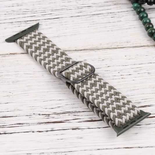 Nylon Braid Strap Watch Band For Apple Watch Ultra 49mm&Watch Ultra 2 49mm / Series 9&8&7 45mm / SE 3&SE 2&6&SE&5&4 44mm / 3&2&1 42mm(13) by buy2fix