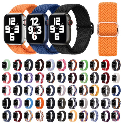 Nylon Braid Strap Watch Band For Apple Watch Ultra 49mm&Watch Ultra 2 49mm / Series 9&8&7 45mm / SE 3&SE 2&6&SE&5&4 44mm / 3&2&1 42mm(25) - Watch Bands by buy2fix | Online Shopping UK | buy2fix