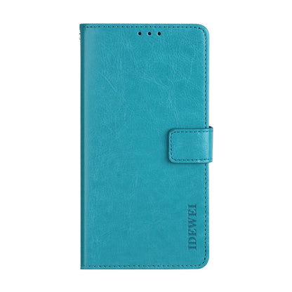 For Meizu 18x idewei Crazy Horse Texture Leather Case with Holder & Card Slots & Wallet(Sky Blue) - More Brand by idewei | Online Shopping UK | buy2fix