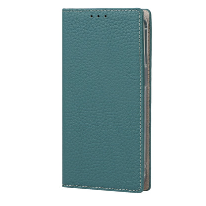 For iPhone 13 Pro Litchi Texture Genuine Leather Phone Case With Lanyard & Holder & Card Slots & Wallet (Sky Blue) - iPhone 13 Pro Cases by buy2fix | Online Shopping UK | buy2fix