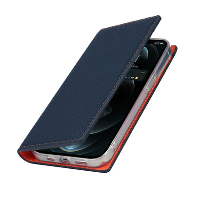 For iPhone 13 Pro Max Litchi Texture Genuine Leather Phone Case With Lanyard & Holder & Card Slots & Wallet (Dark Blue) - iPhone 13 Pro Max Cases by buy2fix | Online Shopping UK | buy2fix