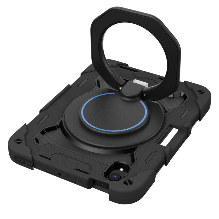 For iPad mini 2024 / mini 6 Armor Contrast Color Silicone + PC Tablet Case(Black) - iPad mini 6 Cases by buy2fix | Online Shopping UK | buy2fix