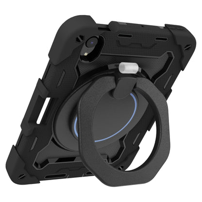 For iPad mini 2024 / mini 6 Armor Contrast Color Silicone + PC Tablet Case(Black) - iPad mini 6 Cases by buy2fix | Online Shopping UK | buy2fix