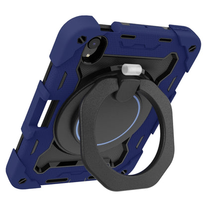 For iPad mini 2024 / mini 6 Armor Contrast Color Silicone + PC Tablet Case(Navy Blue) - iPad mini 6 Cases by buy2fix | Online Shopping UK | buy2fix