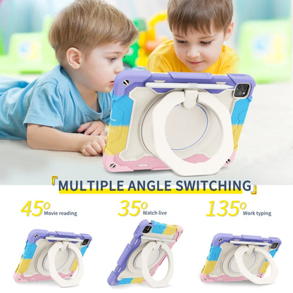 Armor Contrast Color Silicone + PC Tablet Case For iPad Pro 11 2022 / 2021 / 2020 / 2018 / Air 2020 10.9 (Navy Blue) by buy2fix