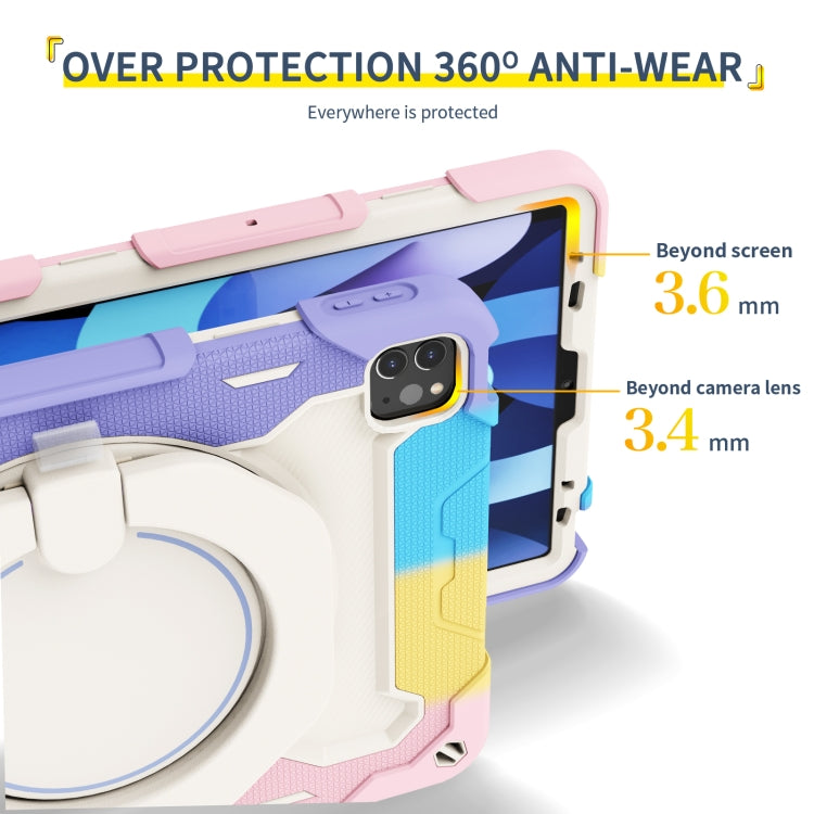 Armor Contrast Color Silicone + PC Tablet Case For iPad Pro 11 2022 / 2021 / 2020 / 2018 / Air 2020 10.9 (Navy Blue) by buy2fix