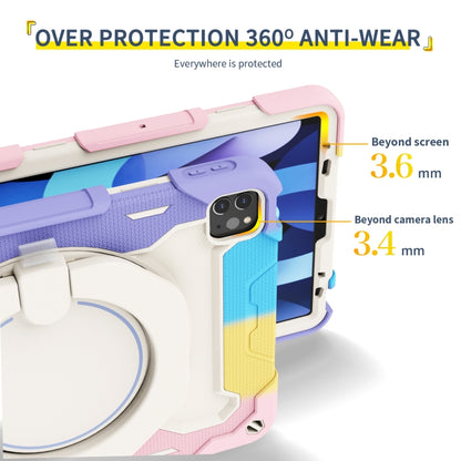 Armor Contrast Color Silicone + PC Tablet Case For iPad Pro 11 2022 / 2021 / 2020 / 2018 / Air 2020 10.9 (Navy Blue) by buy2fix