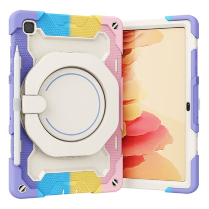 For Samsung Galaxy Tab A7 10.4 T505 Armor Contrast Color Silicone + PC Tablet Case(Colorful Pink) - Other Galaxy Tab PC by buy2fix | Online Shopping UK | buy2fix
