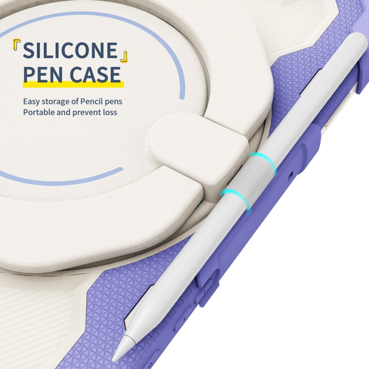 For Samsung Galaxy Tab A7 10.4 T505 Armor Contrast Color Silicone + PC Tablet Case(Colorful Pink) - Other Galaxy Tab PC by buy2fix | Online Shopping UK | buy2fix