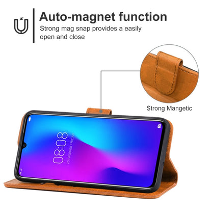 Leather Phone Case For Doogee N20 Pro(Brown) - More Brand by buy2fix | Online Shopping UK | buy2fix