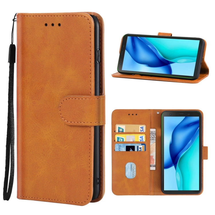 Leather Phone Case For Blackview BV6300 Pro / BV6300(Brown) - More Brand by buy2fix | Online Shopping UK | buy2fix