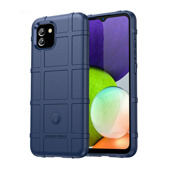 For Samsung Galaxy A03 EU Version Full Coverage Shockproof TPU Phone Case(Blue)