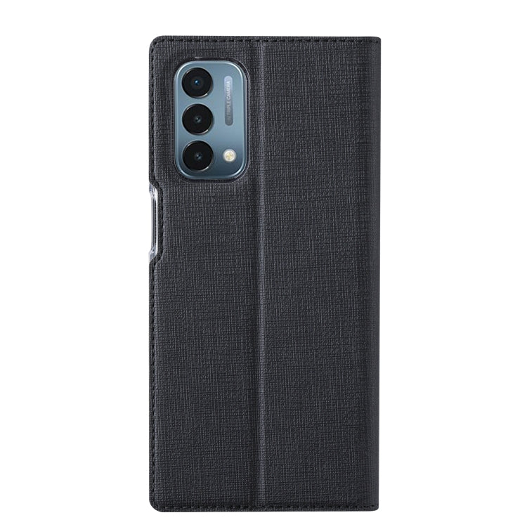 For OnePlus Nord N200 5G ViLi DMX Series Magnetic Attraction Leather Phone Case(Black) - OnePlus Cases by ViLi | Online Shopping UK | buy2fix