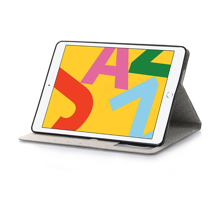 For iPad 10.2 / 10.5 Map Texture Horizontal Flip Leather Case with Holder & Card Slots & Wallet, Random Texture Delivery(Brown) - iPad 10.2 Cases by buy2fix | Online Shopping UK | buy2fix