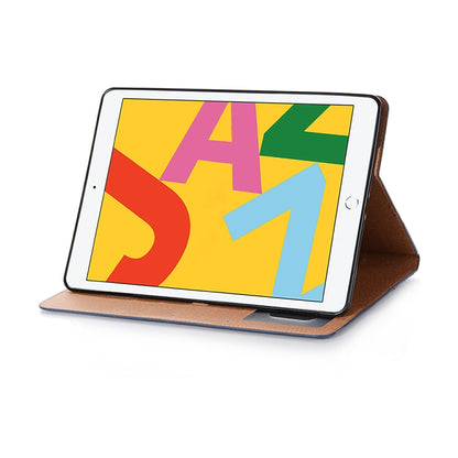 For iPad 10.2 / 10.5 Retro Book Style Horizontal Flip Leather Case with Holder & Card Slots & Wallet(Dark Blue) - iPad 10.2 Cases by buy2fix | Online Shopping UK | buy2fix