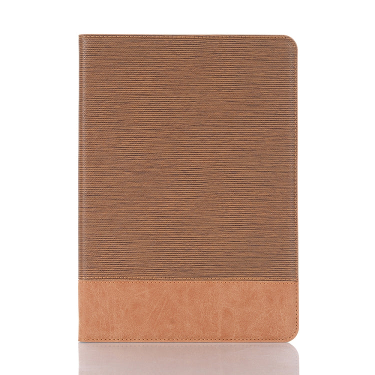 For iPad 10.2 / 10.5 Cross Texture Horizontal Flip PU Leather Case with Holder & Card Slots & Wallet(Brown) - iPad 10.2 Cases by buy2fix | Online Shopping UK | buy2fix
