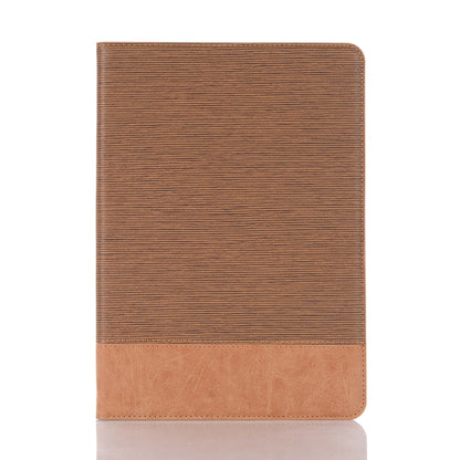 For iPad 10.2 / 10.5 Cross Texture Horizontal Flip PU Leather Case with Holder & Card Slots & Wallet(Brown) - iPad 10.2 Cases by buy2fix | Online Shopping UK | buy2fix
