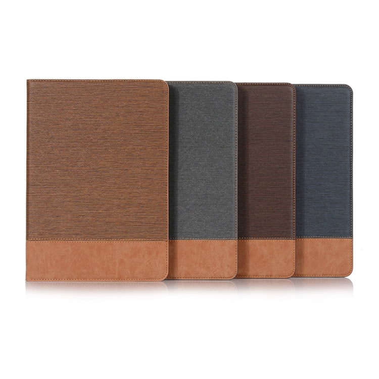 For iPad 10.2 / 10.5 Cross Texture Horizontal Flip PU Leather Case with Holder & Card Slots & Wallet(Brown) - iPad 10.2 Cases by buy2fix | Online Shopping UK | buy2fix