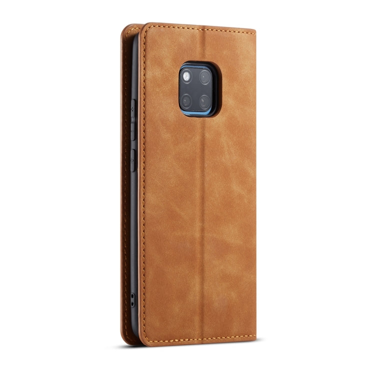 For Huawei Mate 20 Pro Forwenw Dream Series Oil Edge Strong Magnetism Horizontal Flip Leather Case with Holder & Card Slots & Wallet & Photo Frame(Brown) - Huawei Cases by Forwenw | Online Shopping UK | buy2fix