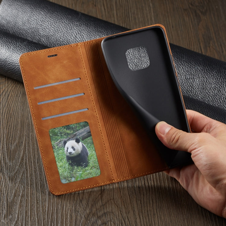 For Huawei Mate 20 Pro Forwenw Dream Series Oil Edge Strong Magnetism Horizontal Flip Leather Case with Holder & Card Slots & Wallet & Photo Frame(Brown) - Huawei Cases by Forwenw | Online Shopping UK | buy2fix