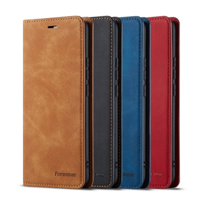 For Huawei Mate 20 Pro Forwenw Dream Series Oil Edge Strong Magnetism Horizontal Flip Leather Case with Holder & Card Slots & Wallet & Photo Frame(Brown) - Huawei Cases by Forwenw | Online Shopping UK | buy2fix