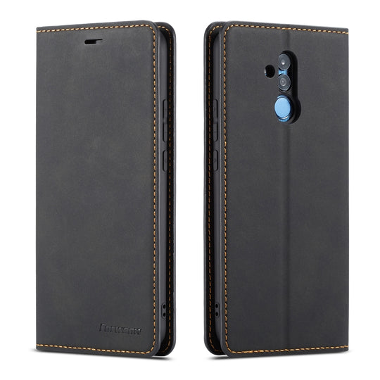 For Huawei Mate 20 Lite Forwenw Dream Series Oil Edge Strong Magnetism Horizontal Flip Leather Case with Holder & Card Slots & Wallet & Photo Frame(Black)