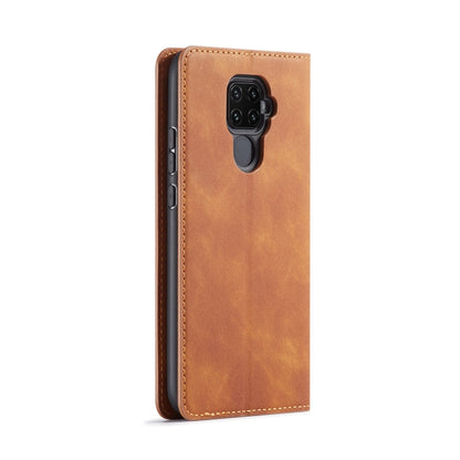 For Huawei Mate 30 Lite Forwenw Dream Series Oil Edge Strong Magnetism Horizontal Flip Leather Case with Holder & Card Slots & Wallet & Photo Frame(Brown) - Huawei Cases by Forwenw | Online Shopping UK | buy2fix