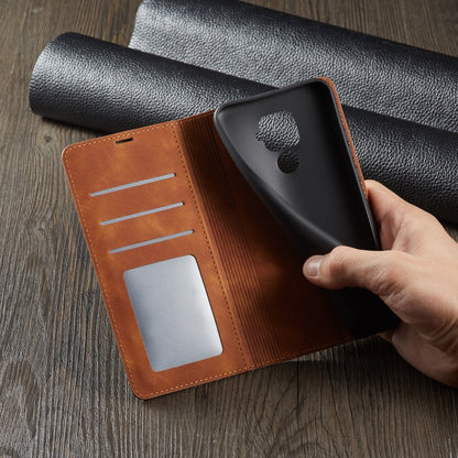 For Huawei Mate 30 Lite Forwenw Dream Series Oil Edge Strong Magnetism Horizontal Flip Leather Case with Holder & Card Slots & Wallet & Photo Frame(Brown) - Huawei Cases by Forwenw | Online Shopping UK | buy2fix