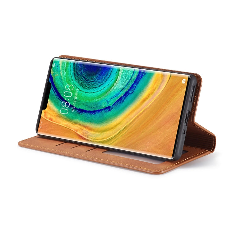 For Huawei Mate 30 Pro Forwenw Dream Series Oil Edge Strong Magnetism Horizontal Flip Leather Case with Holder & Card Slots & Wallet & Photo Frame(Brown) - Huawei Cases by Forwenw | Online Shopping UK | buy2fix