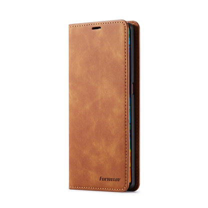 For Huawei Mate 30 Forwenw Dream Series Oil Edge Strong Magnetism Horizontal Flip Leather Case with Holder & Card Slots & Wallet & Photo Frame(Brown) - Huawei Cases by Forwenw | Online Shopping UK | buy2fix