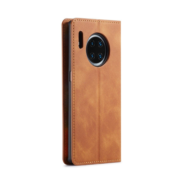 For Huawei Mate 30 Forwenw Dream Series Oil Edge Strong Magnetism Horizontal Flip Leather Case with Holder & Card Slots & Wallet & Photo Frame(Brown) - Huawei Cases by Forwenw | Online Shopping UK | buy2fix