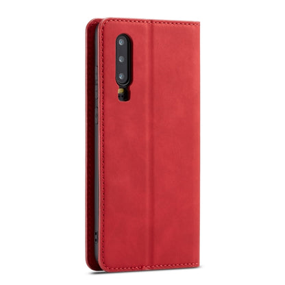 For Huawei P30 Forwenw Dream Series Oil Edge Strong Magnetism Horizontal Flip Leather Case with Holder & Card Slots & Wallet & Photo Frame(Red) - Huawei Cases by Forwenw | Online Shopping UK | buy2fix