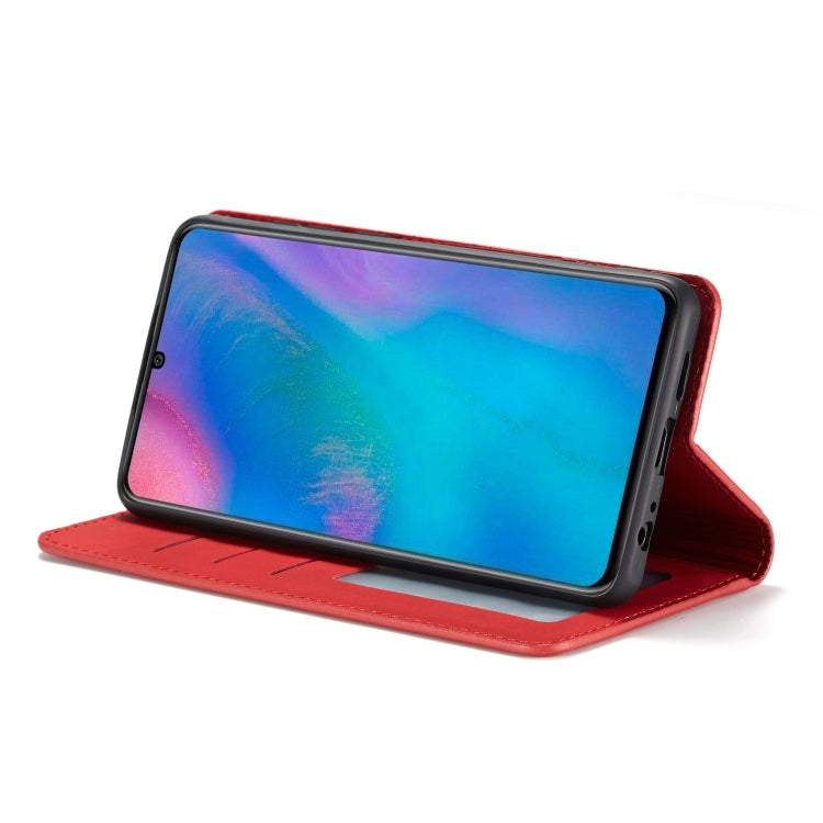 For Huawei P30 Forwenw Dream Series Oil Edge Strong Magnetism Horizontal Flip Leather Case with Holder & Card Slots & Wallet & Photo Frame(Red) - Huawei Cases by Forwenw | Online Shopping UK | buy2fix