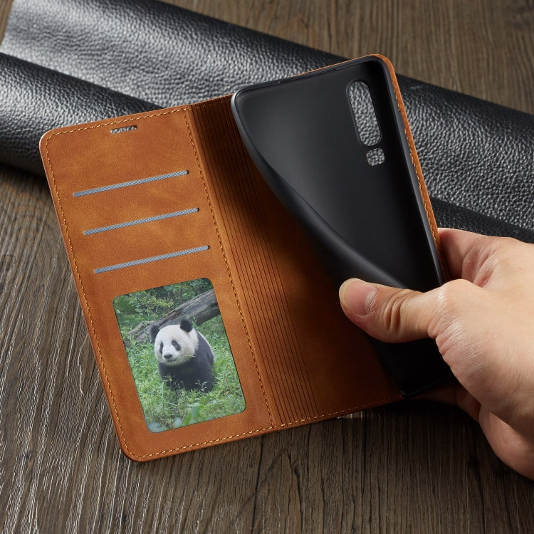 For Huawei P30 Forwenw Dream Series Oil Edge Strong Magnetism Horizontal Flip Leather Case with Holder & Card Slots & Wallet & Photo Frame(Red) - Huawei Cases by Forwenw | Online Shopping UK | buy2fix