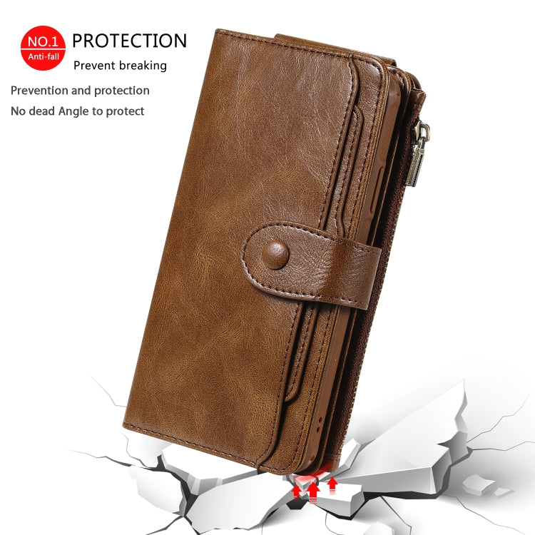 For iPhone 11 Pro Retro Multifunctional Horizontal Flip PU Leather Case with Card Slot & Holder & Wallet & Photo Frame(Brown) - iPhone 11 Pro Cases by buy2fix | Online Shopping UK | buy2fix