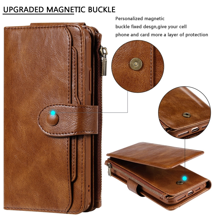 For iPhone 11 Pro Retro Multifunctional Horizontal Flip PU Leather Case with Card Slot & Holder & Wallet & Photo Frame(Brown) - iPhone 11 Pro Cases by buy2fix | Online Shopping UK | buy2fix