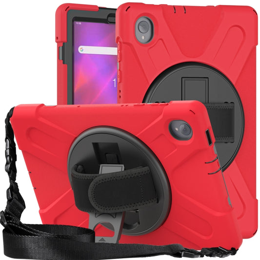 For Lenovo Tab K10 / M10 Plus Silicone + PC Protective Tablet Case(Red) - Lenovo by buy2fix | Online Shopping UK | buy2fix