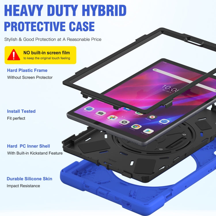 For Lenovo Tab K10 / M10 Plus Silicone + PC Protective Tablet Case(Blue) - Lenovo by buy2fix | Online Shopping UK | buy2fix