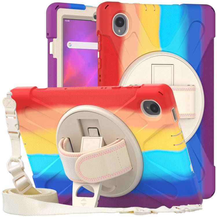 For Lenovo Tab K10 / M10 Plus Silicone + PC Protective Tablet Case(Colorful Red) - Lenovo by buy2fix | Online Shopping UK | buy2fix