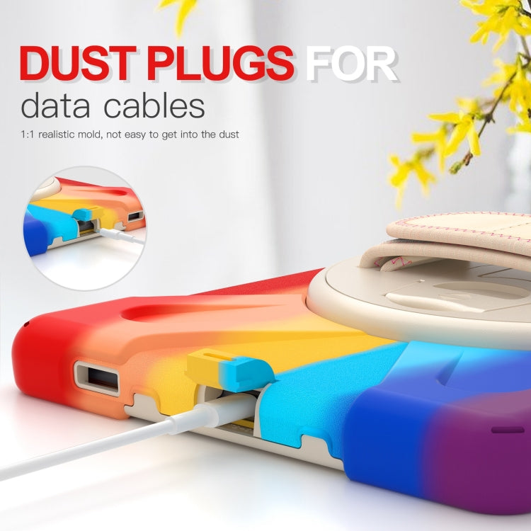 For Lenovo Tab K10 / M10 Plus Silicone + PC Protective Tablet Case(Colorful Red) - Lenovo by buy2fix | Online Shopping UK | buy2fix