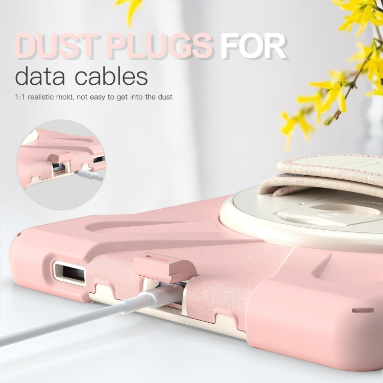 For Lenovo Tab K10 / M10 Plus Silicone + PC Protective Tablet Case(Cherry Blossom Pink) - Lenovo by buy2fix | Online Shopping UK | buy2fix