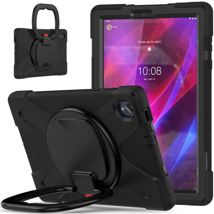 For Lenovo Tab K10 / M10 Plus Silicone + PC Protective Tablet Case(Black) - Lenovo by buy2fix | Online Shopping UK | buy2fix
