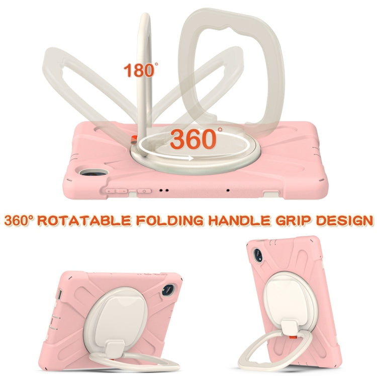 For Lenovo Tab K10 / M10 Plus Silicone + PC Protective Tablet Case(Cherry Blossom Pink) - Lenovo by buy2fix | Online Shopping UK | buy2fix