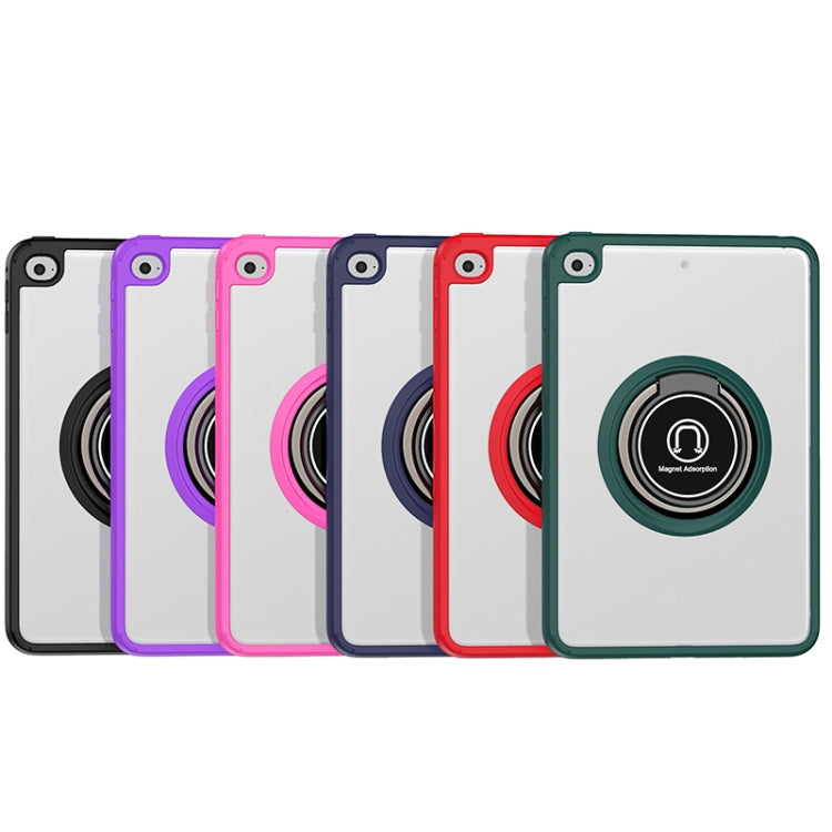 Shadow PC Tablet Case with Ring Holde For iPad mini 5 / 4(Rose Red) - iPad Mini 4 & 3 & 2 & 1 Cases by buy2fix | Online Shopping UK | buy2fix