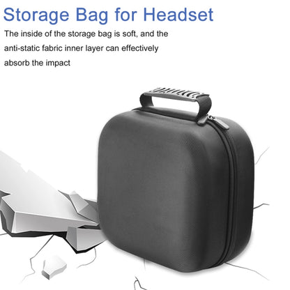 For 1MORE Spearhead VRH1005 / H1006 Bluetooth Headset Protective Storage Bag(Black) - Other Earphone Case by buy2fix | Online Shopping UK | buy2fix