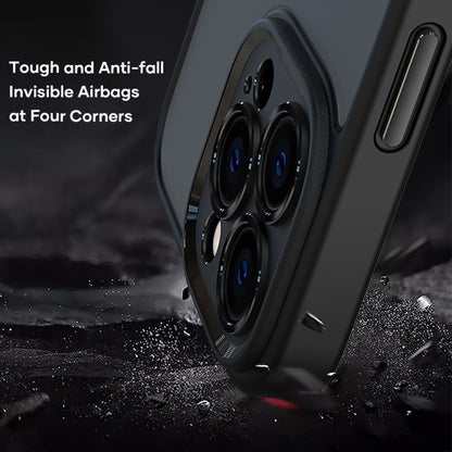 For iPhone 13 Pro ROCK U-shield Skin-like PC+TPU Phone Case (Black) - iPhone 13 Pro Cases by ROCK | Online Shopping UK | buy2fix