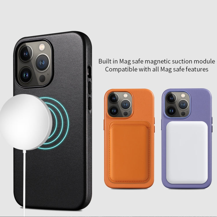 For iPhone 13 Pro Max PU + TPU Magsafe Magnetic Phone Case (Cedar Green) - iPhone 13 Pro Max Cases by buy2fix | Online Shopping UK | buy2fix